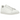Adidas Stan Smith Primegreen Cloud White baskets vue latérale avec tige en cuir blanc, renfort de talon vert et bandes perforées