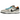 Nike SB Dunk Low Electric Pack Olympic Safari baskets en vue angulaire avec motif safari emblématique, swoosh noir et détails en cuir blanc
