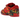 Nike SB Dunk Low The Wizard of Oz Poppy Field baskets vue latérale avec empeigne rouge, détails à motifs et semelle blanche