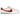 Nike Classic Cortez Forrest Gump baskets vue latérale avec cuir blanc, swoosh rouge et bande rouge emblématique sur la semelle