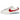 Nike Classic Cortez Forrest Gump baskets profil avec empeigne en cuir blanc, swoosh rouge et la bande bleue classique sur la semelle