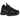 Nike Air Max Sunder Black Silver baskets en vue sous angle avec empeigne noire, details argentés et zip
