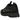 Nike Air Max Sunder Black Silver baskets en vue sous angle avec une tige noire, des details argentés et une fermeture éclair