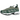 Nike Air Max Sunder Light Army Fir baskets vue en angle avec une tige en néoprène vert olive, une fermeture éclair centrale et une semelle noire
