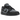 Nike Dunk Low Retro SE Off Noir Smoke Grey baskets vue latérale avec empiècements en cuir noir, superpositions grises et semelle en gomme