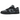 Nike Dunk Low Retro SE Off Noir Smoke Grey baskets vue latérale avec empeigne en cuir noir, tons gris et semelle en caoutchouc assortie