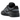 Nike Dunk Low Retro SE Off Noir Smoke Grey baskets vue latérale avec panneaux en cuir noir, détails gris et semelle intermédiaire blanche