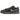 Baskets Nike Dunk Low Berlin en vue latérale avec empeigne en cuir gris foncé, détails noirs et semelle extérieure grise semi-transparente