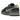 Nike Dunk Low Berlin baskets vue latérale avec détails en cuir gris, logo Swoosh noir, lacets blancs et une semelle extérieure classique.