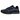Baskets Nike Air Max TL 2.5 Black Hyper Royal vue latérale avec empeigne noire, lignes ondulées et détails bleus sur la semelle et lacets.