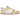 Nike Dunk Low Next Nature Soft Yellow Alabaster baskets en vue latérale avec cuir jaune pastel, swoosh blanc et semelle claire