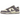 Nike Dunk Low Next Nature Daybreak baskets vue latérale avec base en cuir blanc, empiècements violets, swoosh violet et semelle blanche