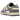 Nike Dunk Low Next Nature Daybreak baskets vue latérale avec empiècements en cuir violet, base blanche et logo Swoosh emblématique