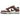 Nike Dunk Low Dark Team Red Black baskets en vue latérale avec une empeigne en cuir rouge, des détails noirs et une semelle assortie.