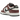 Nike Dunk Low Dark Team Red Black baskets en vue latérale avec empeigne en cuir rouge foncé, détails noirs et semelle intermédiaire blanche.