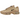 Nike Air Max Plus Sesame baskets en vue angulaire, mettant en valeur l'empeigne en mesh beige, les renforts ondulés emblématiques et la semelle à bulles.