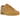 Nike Air Max 90 Premium Wheat baskets vue latérale en nubuck marron avec unité Air visible, lacets marron et semelle intermédiaire blanche