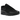 Nike Air Max 1 Essential Triple Black baskets vue latérale avec un design entièrement noir, une empeigne en cuir et la bulle Air visible.