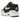 Nike Air Max 1 Off Noir Vast Grey baskets en vue latérale présentant une empeigne en daim noir et une semelle intermédiaire blanche contrastante