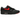 Nike Air Max 1 Essential Vamps baskets en vue latérale avec garde-boue rouge, détails en mesh blanc, empiècements en daim gris et semelle blanche.