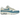 Nike Air Max 1 Soft Pearl Smokey Blue baskets vue latérale avec empeigne en cuir et mesh bleu clair, semelle intermédiaire blanche et unité Air visible.