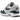 Nike Air Max 1 Armory Navy baskets vue latérale avec mudguard bleu marine, empeigne blanche et unité Air visible dans la semelle.