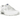 Nike Air Max 90 Team White Royal baskets vue latérale avec empeigne en cuir blanc, détails bleu roi et amorti Air visible dans la semelle