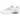 Nike Air Max 90 Team White Royal baskets vue latérale avec empeigne en mesh blanc, détails bleus et unité Air visible au talon pour le confort.