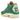 Air Jordan 3 Retro Nina Chanel Abney Bicoastal baskets en vue latérale verte avec cuir texturé, lacets détaillés et semelle blanche distinctive
