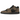 Air Jordan Jumpman Jack TR Travis Scott Dark Mocha baskets en vue latérale avec empeigne en cuir noir, pointe en daim marron et sangle emblématique