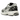 New Balance 1906R Silver Metallic Black baskets vue latérale mettant en avant l'empeigne en mesh argenté, les détails noirs et la semelle amortissante