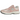 New Balance 2002R Pink Sand baskets vue latérale avec empeigne en daim beige, mesh respirant et semelle extérieure N-ergy
