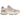 New Balance 9060 Pink White baskets en vue latérale, mettant en valeur la semelle épaisse, les empiècements en daim rose et mesh blanc.