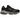 New Balance 9060 Black Grey GS baskets vue latérale avec des empiècements en daim noir, des détails en mesh gris et l'épaisse semelle intermédiaire