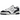 New Balance 550 White Black Rain Cloud baskets vue latérale avec empeigne en cuir blanc, détails en daim gris et logo New Balance noir.