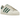Adidas Superstar 82 White Dark Green baskets vue angulaire avec tige en cuir blanc, bandes vertes emblématiques et bout en caoutchouc