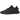 Adidas Yeezy Boost 350 V2 Mono Cinder baskets vue latérale avec tige en maille semi-transparente noire, lacets assortis et semelle épaisse