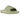 adidas Adilette 22 Slides Magic Lime St Desert Sand baskets vue de profil avec un design topographique 3D futuriste vert clair