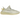 Adidas Yeezy Boost 350 V2 Light baskets vue latérale avec empeigne en maille tricotée blanche, bandes beiges et semelle translucide