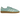 Adidas Bermuda Easy Mint baskets de profil avec une tige en suède vert clair, des détails blancs et une semelle en caoutchouc