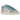 Adidas Campus 00s Ambient Sky baskets vue latérale avec empeigne en daim bleu ciel, bandes en cuir blanc et semelle en gomme épaisse classique
