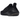 adidas Ultra Boost 22 Triple Black baskets vue sous angle avec une tige noire en maille, des lacets assortis et une semelle sombre