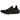 adidas Ultra Boost Light Triple Black baskets vue de profil avec une empeigne en Primeknit noir, des lacets assortis et une semelle noire