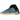 Adidas Yeezy QNTM Frozen Blue baskets en vue sous angle avec des details bleus et noirs, des lacets et une semelle robuste