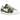 Baskets Adidas Superstar Bape Camo Green vue latérale avec motif camouflage vert, bout en caoutchouc blanc iconique et détails noirs au talon