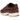 Nike P-6000 Dark Pony Metallic Gold baskets en vue latérale avec mesh violet, superpositions en cuir marron et logo Swoosh doré sur la semelle.