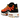 Nike Air Max Plus Sunset baskets en vue latérale avec empeigne en mesh dégradé orange et jaune, structure en plastique noir et unités Air visibles