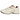 Nike Zoom Vomero 5 Valentines Day baskets en vue latérale, avec une empeigne en mesh blanc crème, des détails roses et des panneaux en plastique.