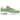 Nike Air Max 1 Patta 20th Anniversary Chlorophyll baskets vue de profil avec panneaux en daim vert, semelle intermédiaire blanche et garde-boue ondulé.