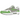 Nike Air Max 1 Patta 20th Anniversary Chlorophyll baskets vue sous un angle classique avec des empiècements en daim vert et semelle blanche